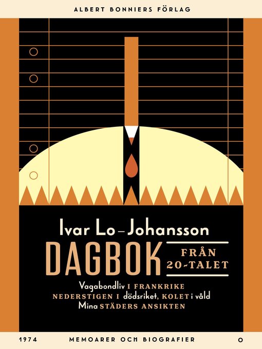 Title details for Dagbok från 20-talet by Ivar Lo-Johansson - Available